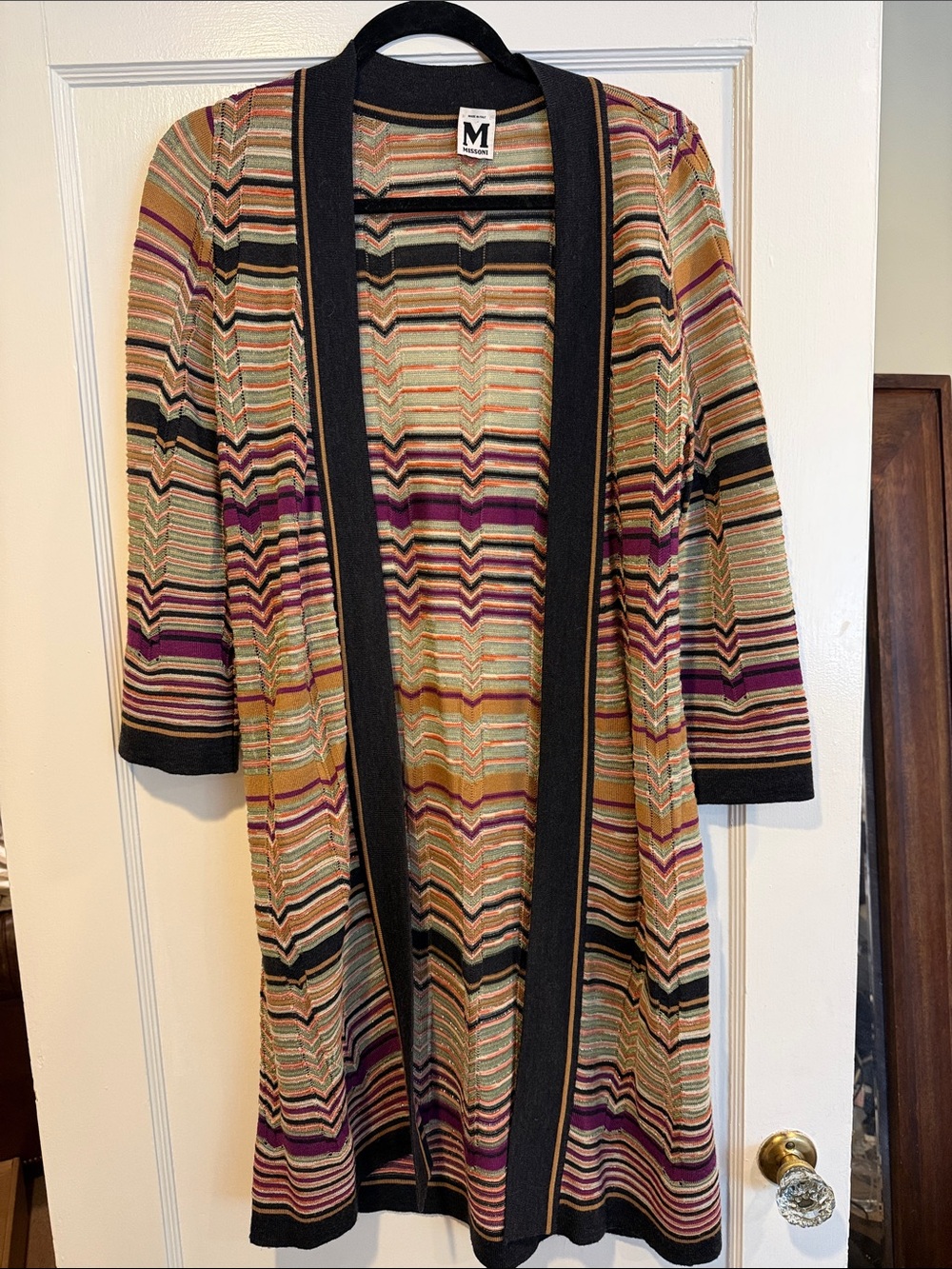 M Missoni Multicolor Knit Cardigan | Size S to M | Sold As Is